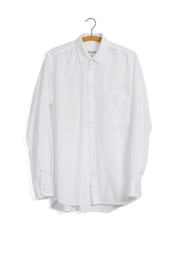 Hansen Shirt - Henning - Cream White - Herrafataverzlun Kormáks & Skjaldar